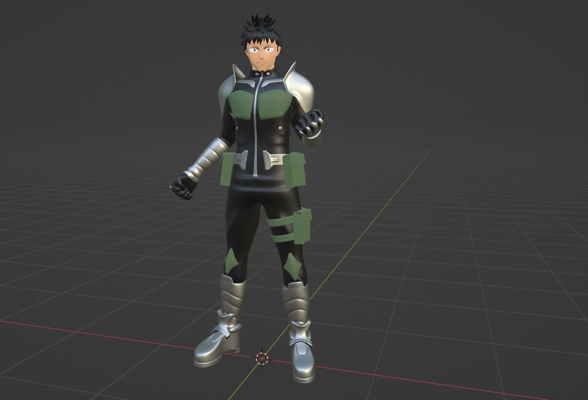 Kafka Hibino - Kaiju no8 3D model_5