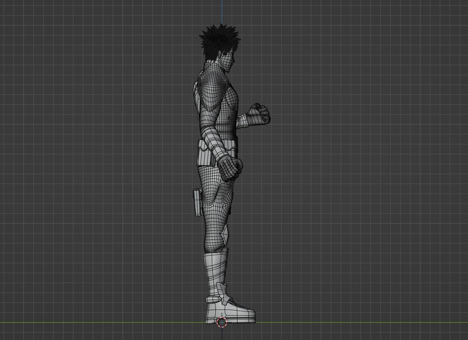 Kafka Hibino - Kaiju no8 3D model_13