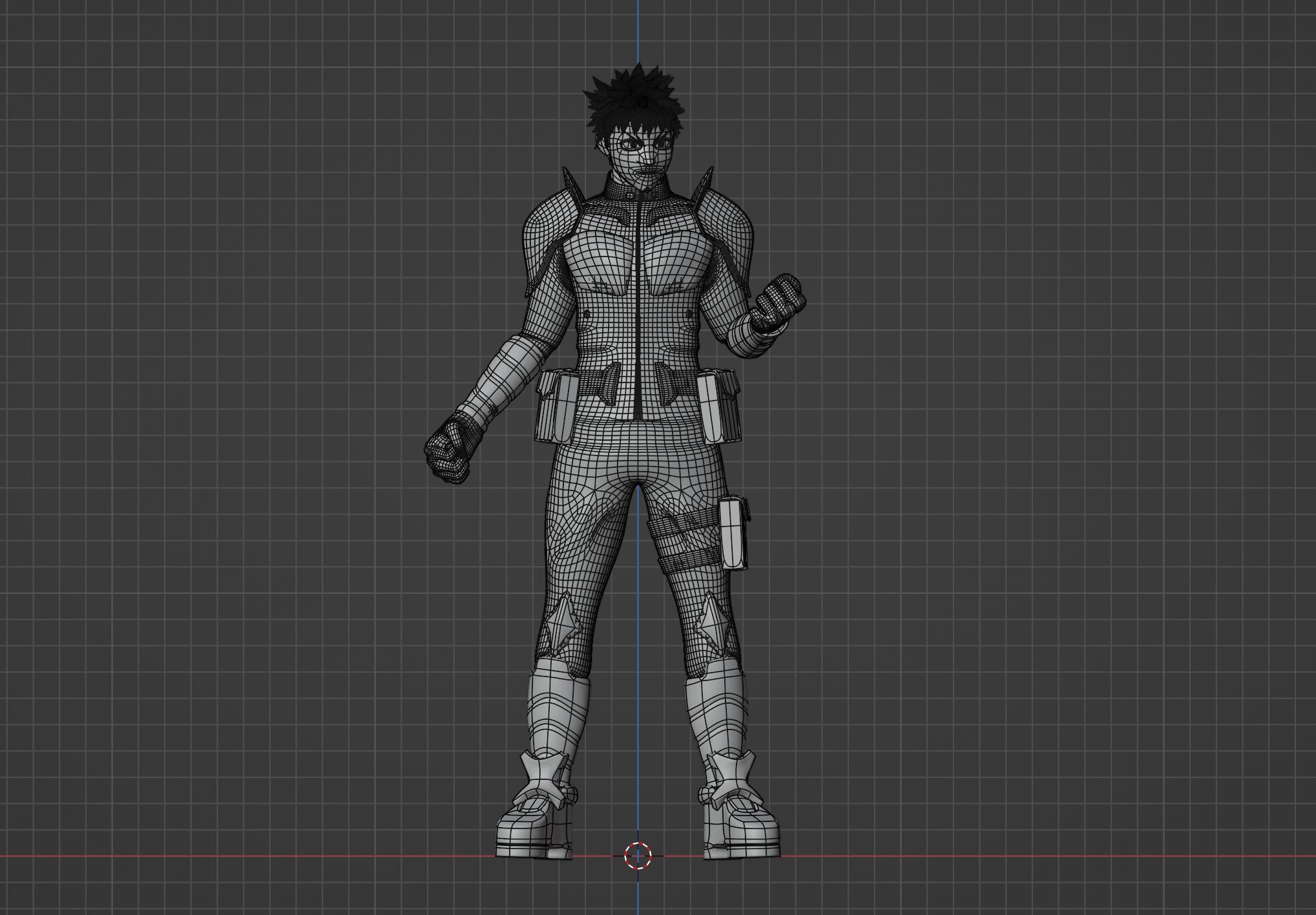 Kafka Hibino - Kaiju no8 3D model_10