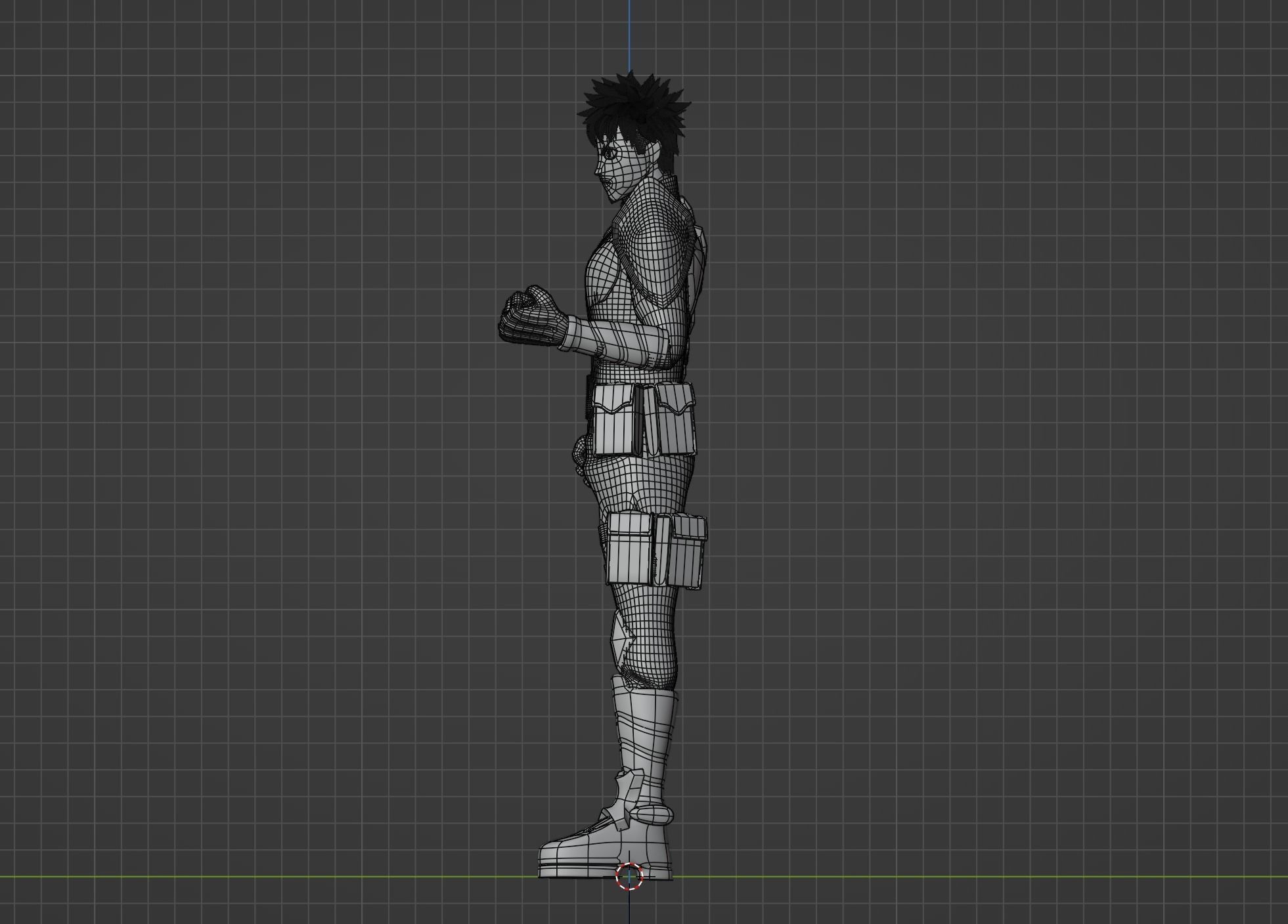 Kafka Hibino - Kaiju no8 3D model_11