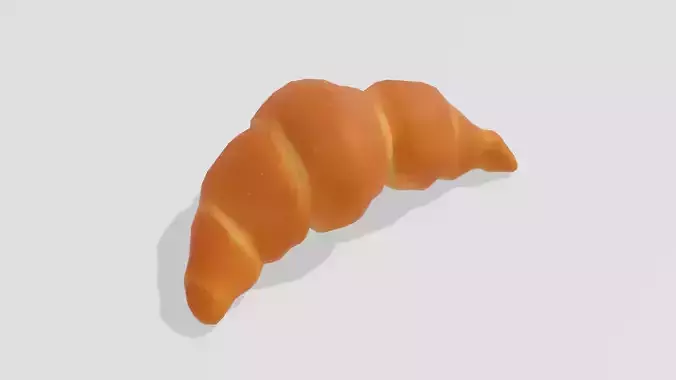 Croissant - Hand Painted