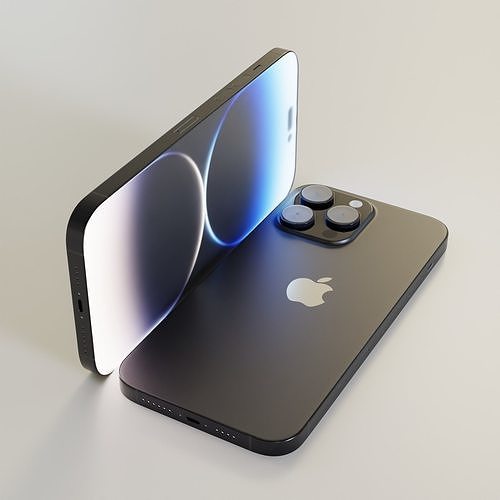 IPhone 15 Pro Max Low-poly 3D model