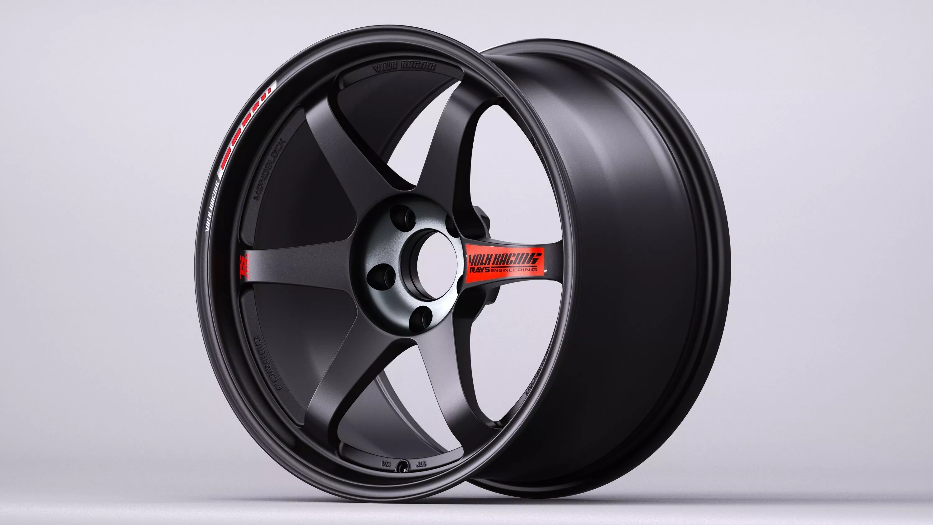 Volk RAYS TE3SL Black Edition III Low-poly 3D model