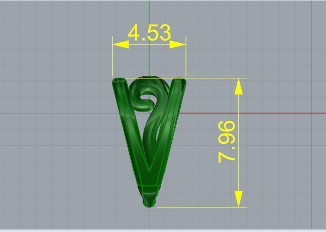 Pendant hanger Model 4943 3D print model_6