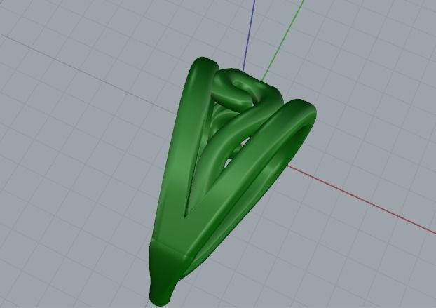 Pendant hanger Model 4943 3D print model_2