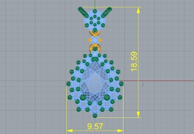 Pendant Model 4935 3D print model_8