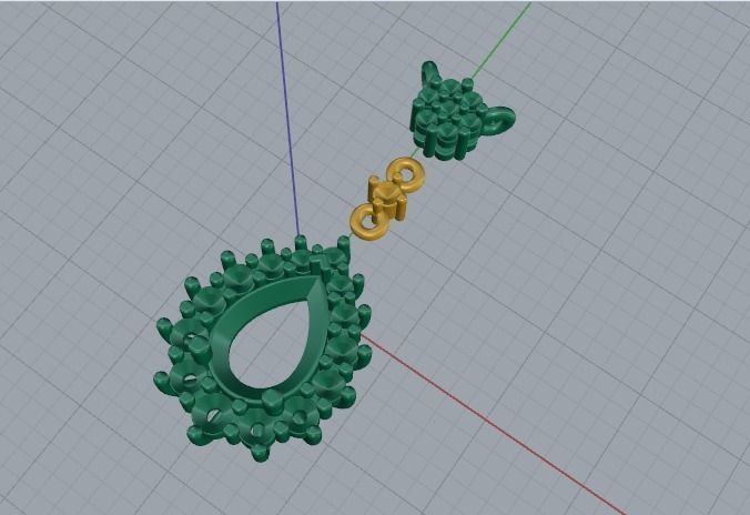 Pendant Model 4935 3D print model_4