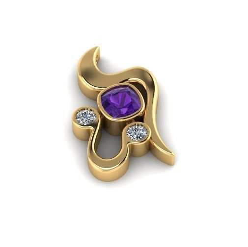 Pendant Model 4932 3D print model_1