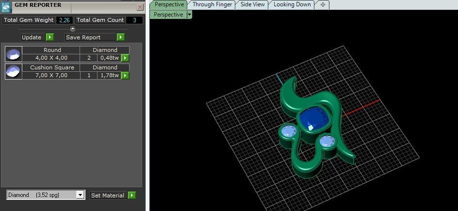 Pendant Model 4932 3D print model_8