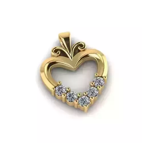 Heart pendant Model 4931
