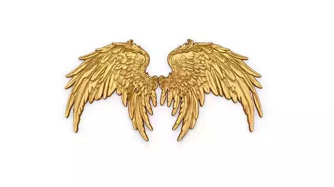 Wings Printable carved decor 10