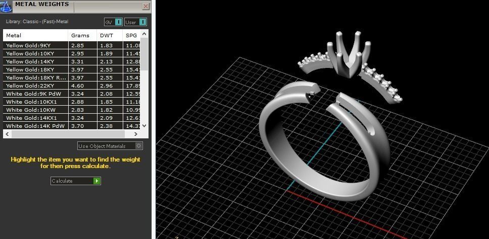 Solitaire ring Model 5005 3D print model_7