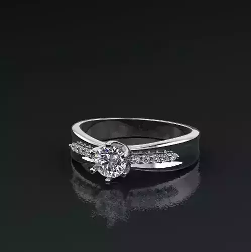 Solitaire ring Model 5005