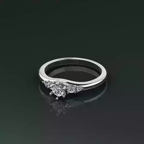 Solitaire ring Model 5003