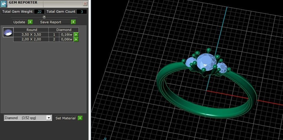 Solitaire ring Model 5001 3D print model_8