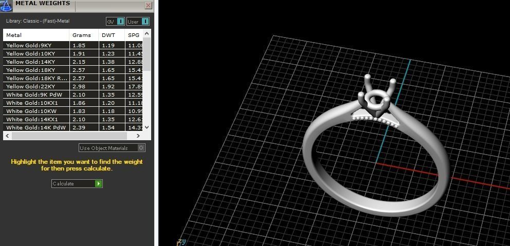 Solitaire ring Model 4999 3D print model_7