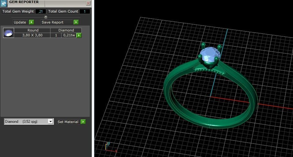 Solitaire ring Model 4999 3D print model_8