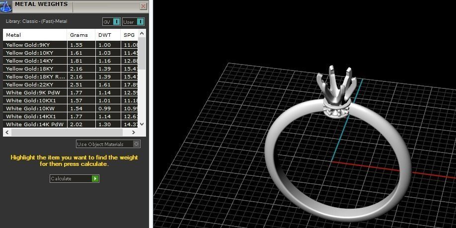 Solitaire ring Model 4998 3D print model_7