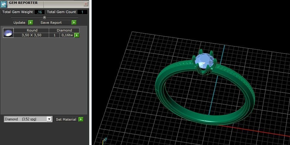 Solitaire ring Model 4994 3D print model_9