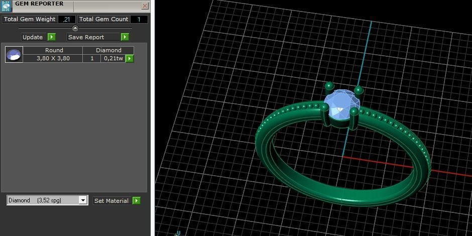 Solitaire ring Model 4993 3D print model_9