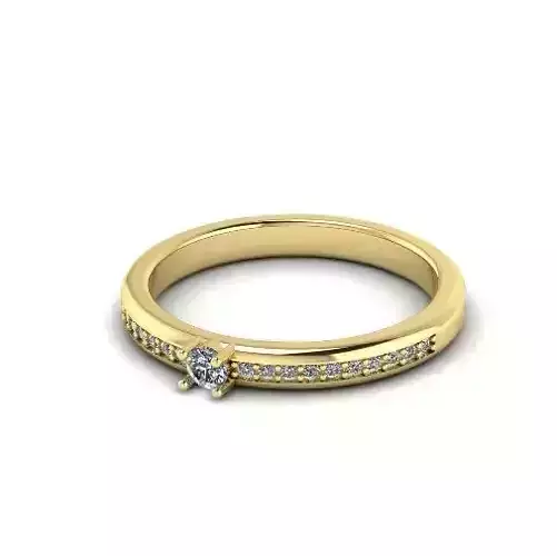 Solitaire ring Model 4992