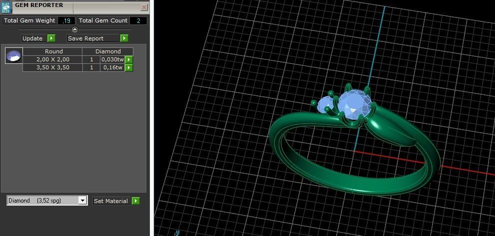 Solitaire ring Model 4989 3D print model_9
