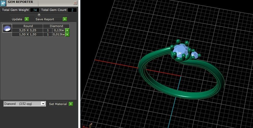 Solitaire ring Model 4985 3D print model_10