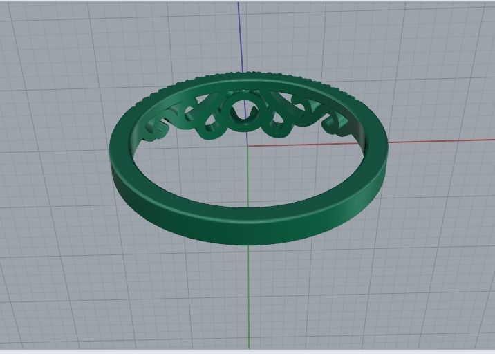 Solitaire ring Model 4980 3D print model_5