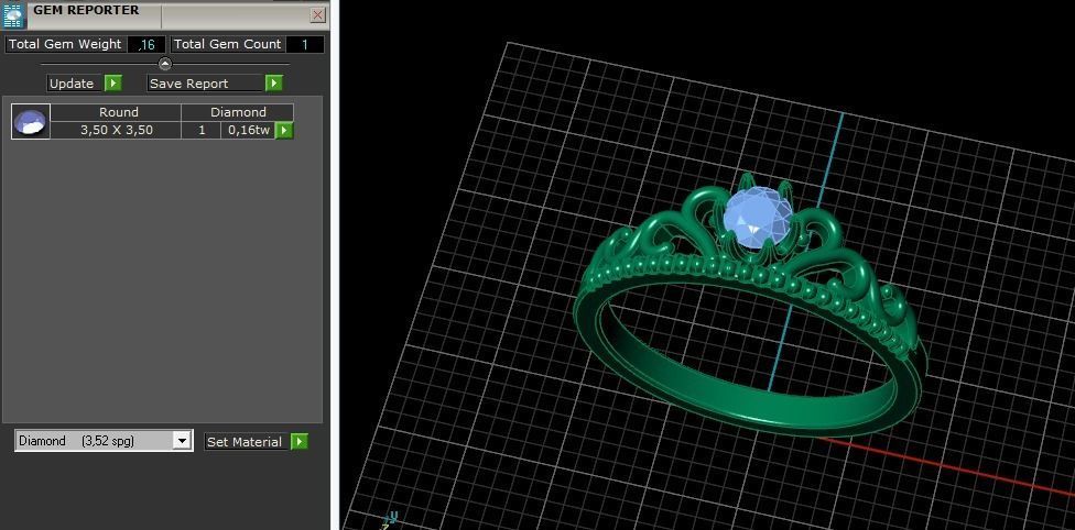 Solitaire ring Model 4980 3D print model_10