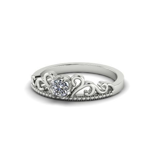 Solitaire ring Model 4980 3D print model_2