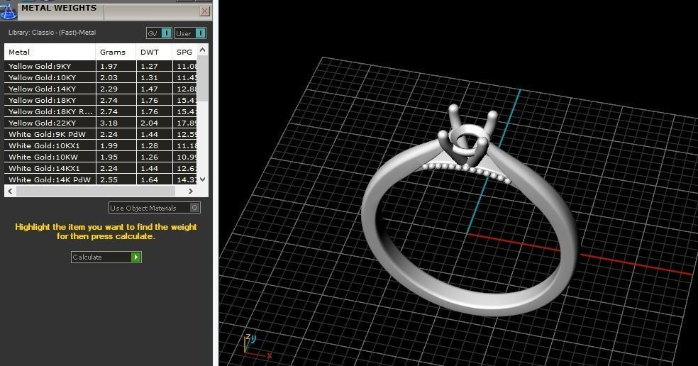 Solitaire ring Model 4978 3D print model_8