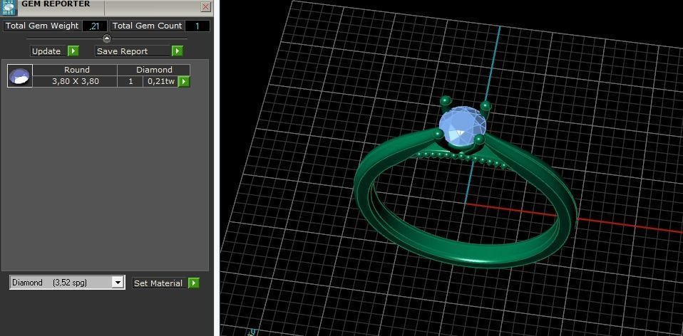 Solitaire ring Model 4978 3D print model_9