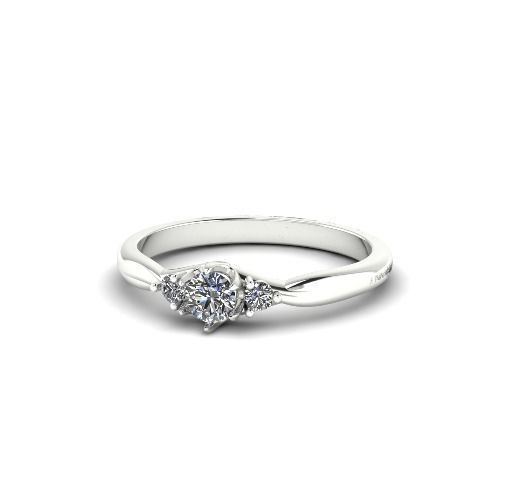 Solitaire ring Model 4977 3D print model_2