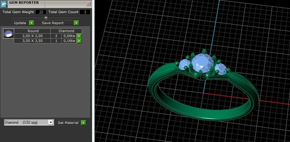Solitaire ring Model 4977 3D print model_9
