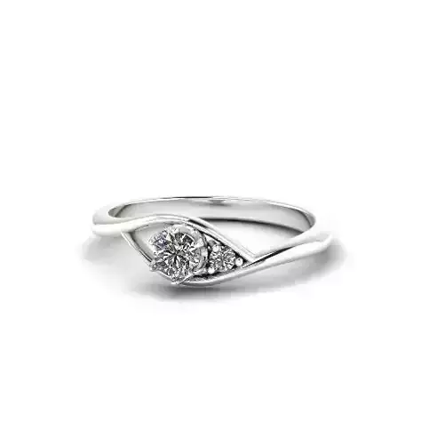 Solitaire ring Model 4976