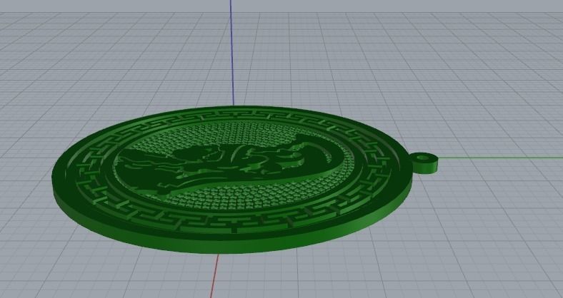 Pendant Model 4975 3D print model_2