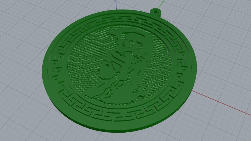 Pendant Model 4975 3D print model_4