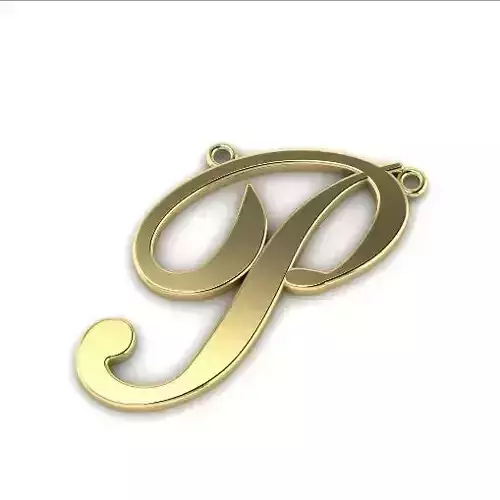 Pendant letter J Model 4969