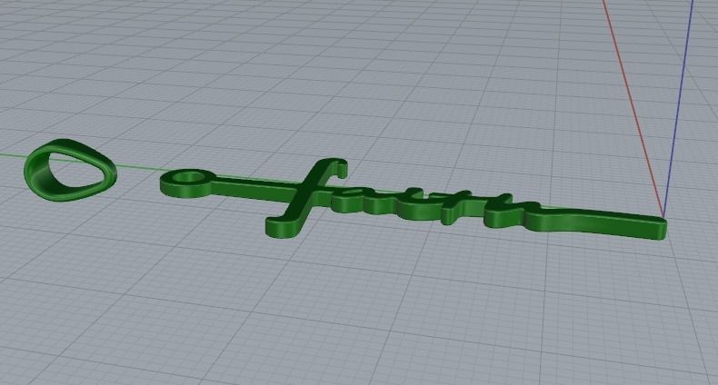 Pendant cross Model 5038 3D print model_3