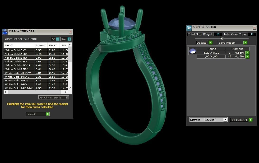 ring code 231 3D print model_2