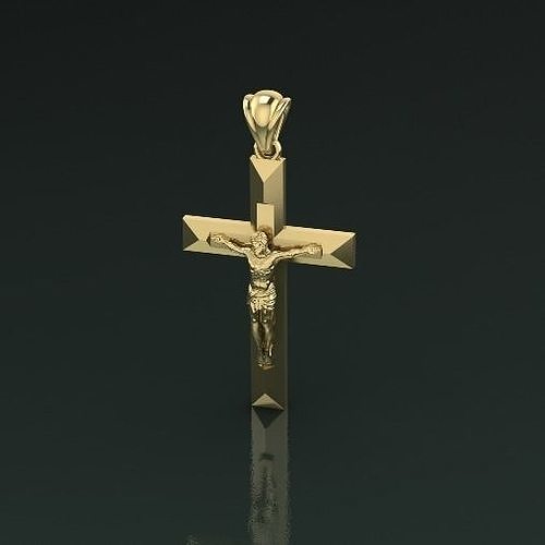 Pendant cross Model 5024 3D print model