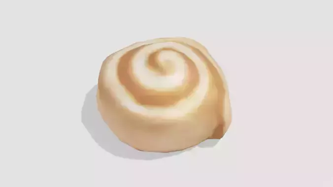 Cinnamon Roll  - Hand Painted