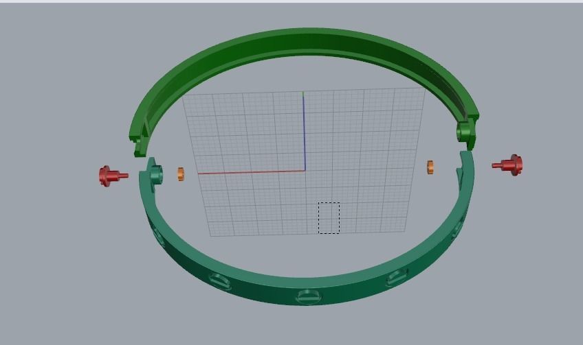 Regular bracelet size 17 Model 5022 3D print model_4