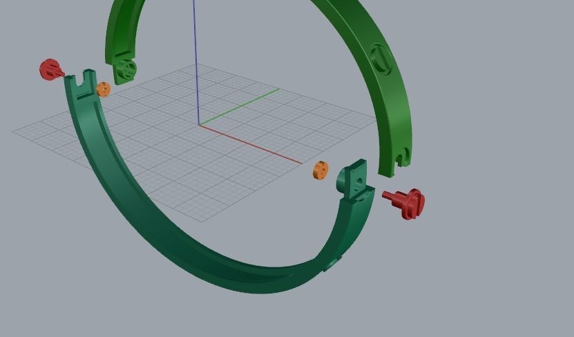 Regular bracelet size 17 Model 5022 3D print model_3