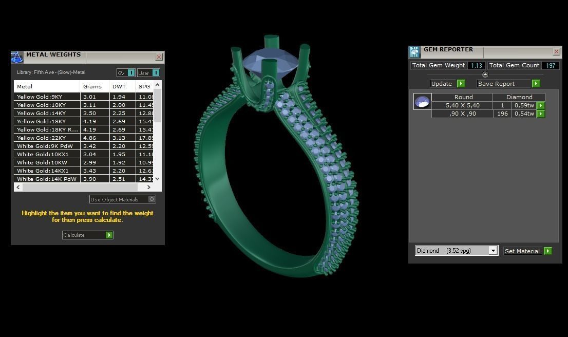 ring code 226 3D print model_2