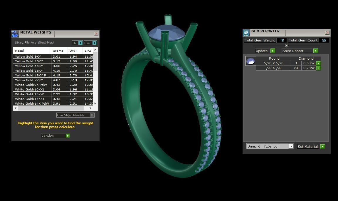 ring code 223 3D print model_2