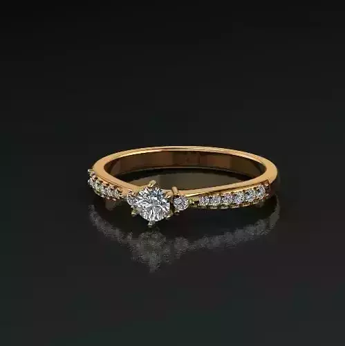 Solitaire ring Model 5085