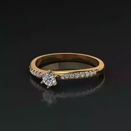 Solitaire ring Model 5084