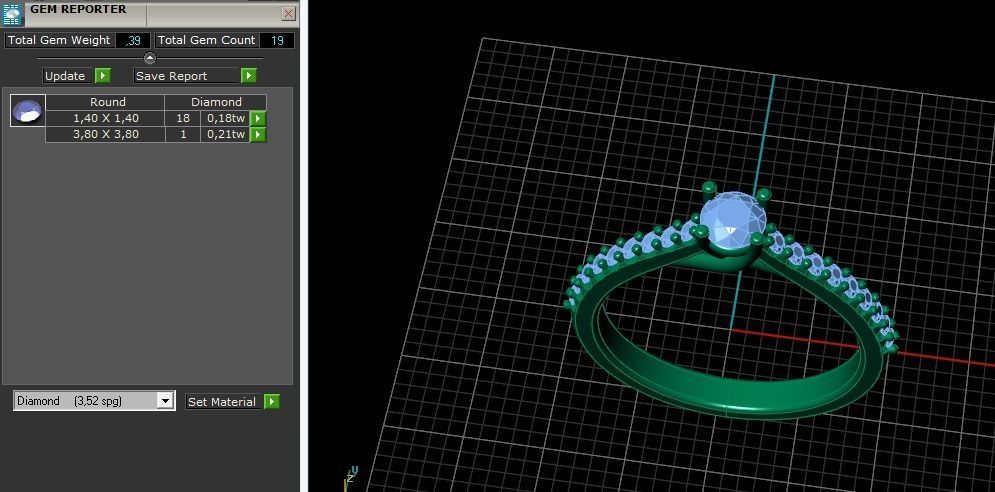 Solitaire ring Model 5082 3D print model_7