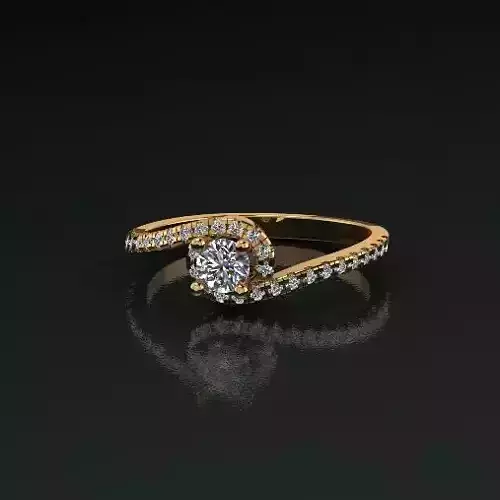 Solitaire ring Model 5081